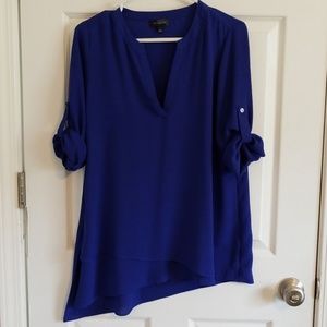 Asymmetrical Tunic Blouse